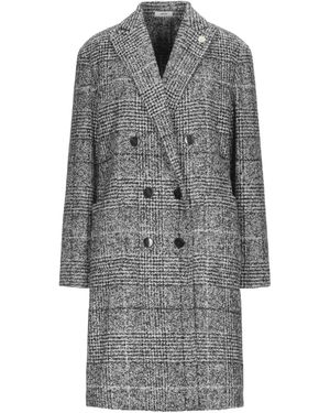 Lardini Coat Alpaca Wool, Nylon - Gray