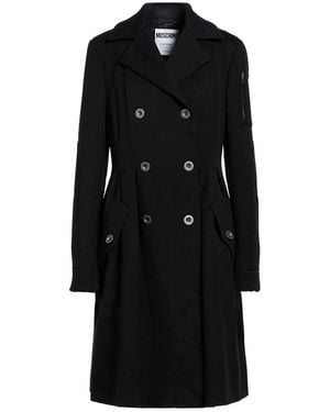 Moschino Coat Wool - Black