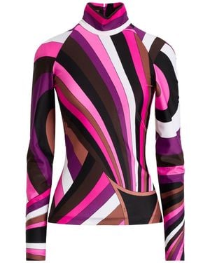 PUCCI Fuchsia Top Polyamide, Elastane - Pink