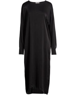 Crossley Midi Dress Silk, Elastane - Black