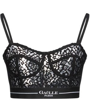 Gaelle Paris Top Polyamide, Elastane - Black