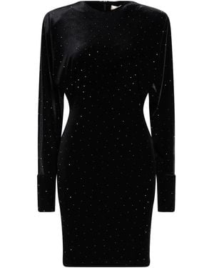 Alexandre Vauthier Mini Dress Polyester, Elastane, Glass - Black