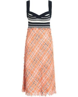 Marni Midi Dress Cotton, Acrylic, Polyamide, Polyester - Blue