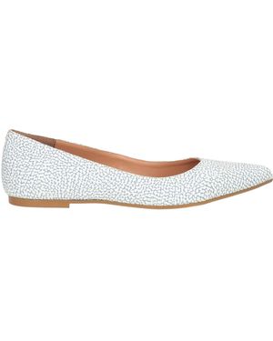 Borbonese Ballet Flats - White