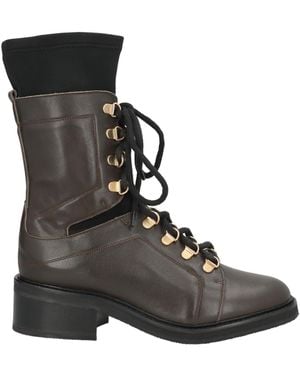 Pollini Botines De Caña Alta - Negro