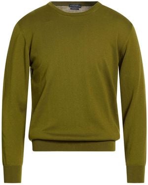 Ballantyne Military Sweater Cotton - Green