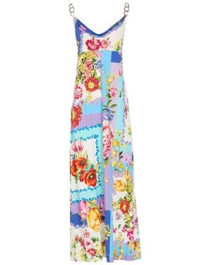 Clips More Maxi Dress Viscose, Elastane - White