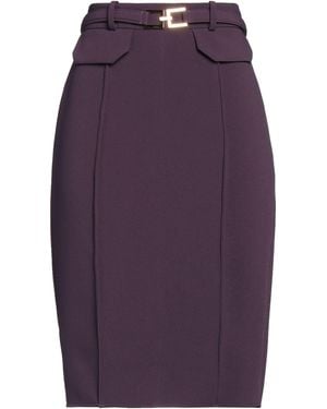 Elisabetta Franchi Midi Skirt - Purple