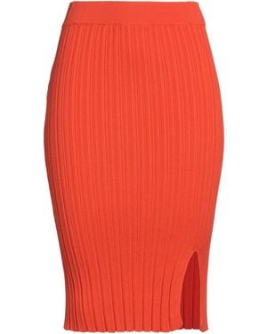 Philo-Sofie Cashmere Midi Skirt Cotton, Viscose, Nylon, Cashmere - Red