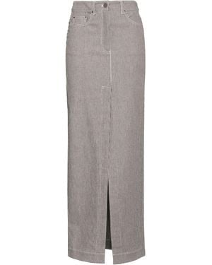 REMAIN Birger Christensen Maxi Skirt - Grey