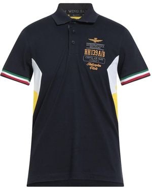 Aeronautica Militare Polo Shirt Cotton, Elastane - Blue