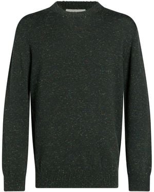 Diktat Military Sweater Wool, Polyamide, Linen - Green