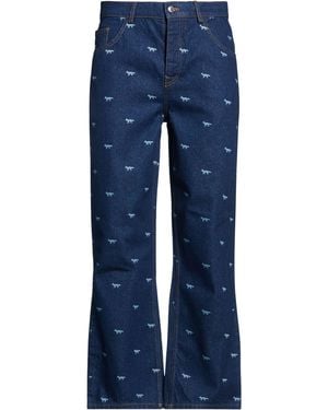 Maison Kitsuné Jeans Cotton - Blue