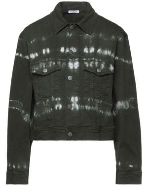 P.A.R.O.S.H. Dark Denim Outerwear Cotton, Elastane - Green