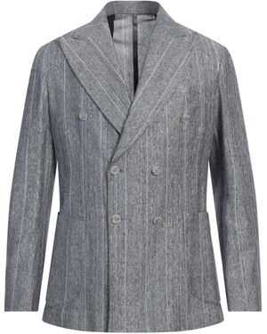 Barba Napoli Blazer Cotton, Linen - Grey