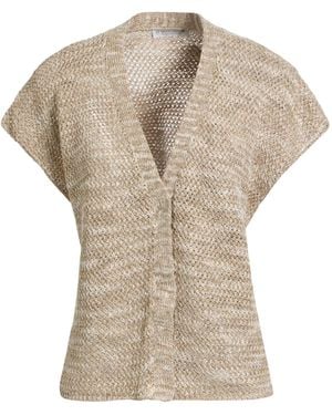 Le Tricot Perugia Strickjacke - Natur