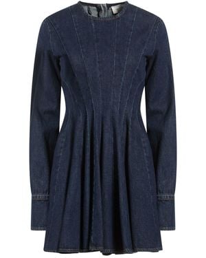 Sportmax Mini Dress Cotton - Blue
