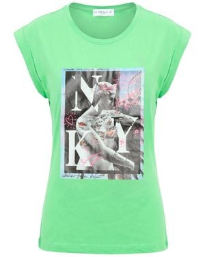 Marc Ellis Lime T-Shirt Cotton, Elastane - Green