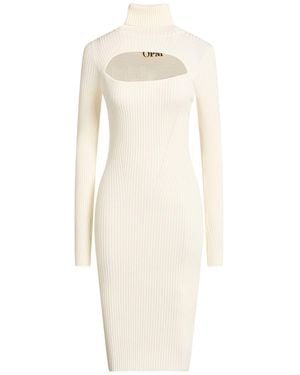 8pm Midi Dress Viscose, Polyester - Natural