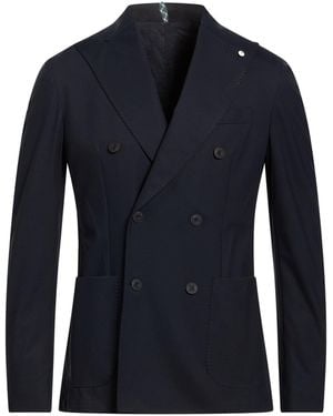 L.B.M. 1911 Midnight Blazer Polyamide, Elastane - Blue