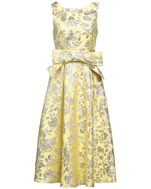 P.A.R.O.S.H. Midi Dress - Yellow