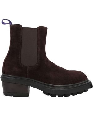 Eytys Dark Ankle Boots Soft Leather - Black