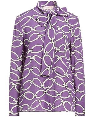 Valentino Garavani Shirt Silk - Purple