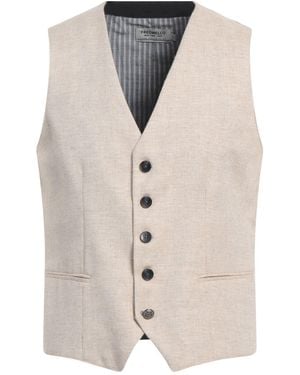 Fred Mello Sand Tailored Vest Cotton - White