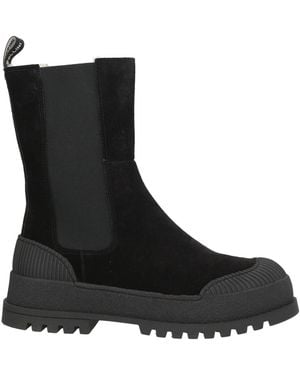 Pollini Botines De Caña Alta - Negro