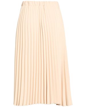ViCOLO Midi Skirt Polyester, Elastane - Natural