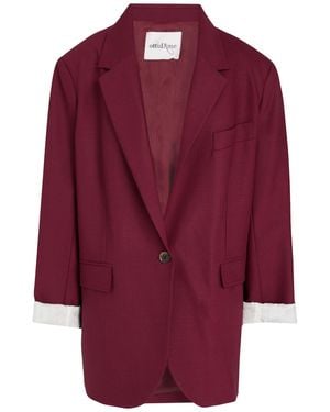 Ottod'Ame Blazer Polyester, Virgin Wool, Elastane - Red
