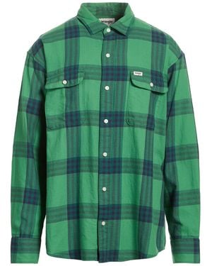 Wrangler Shirt Cotton - Green