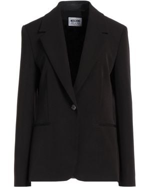 スーツ MOSCHINO Women Suit Jackets J0505 82260474 Grey Moschino Suit jacket