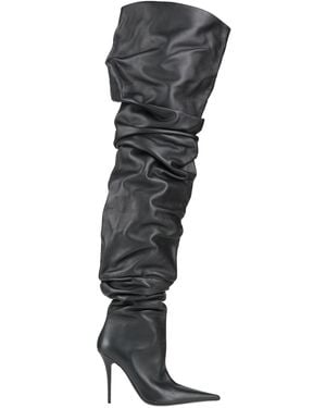 AMINA MUADDI Boot Calfskin - Black