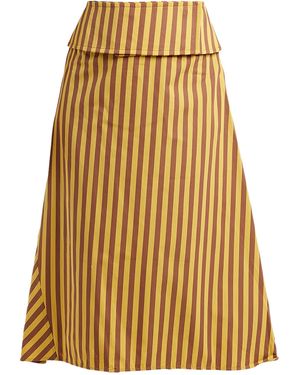 Jil Sander Midi Skirt - Natural