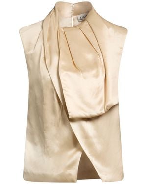 Lanvin Top Viscose, Silk - Natural