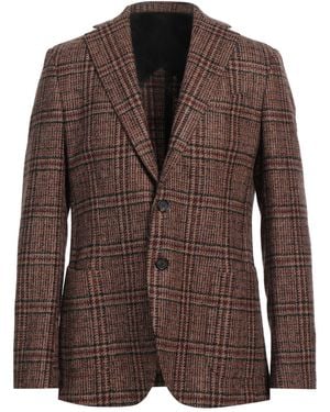 Doppiaa Camel Blazer Virgin Wool, Alpaca Wool, Polyamide - Brown