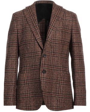 Doppiaa Camel Blazer Virgin Wool, Alpaca Wool, Polyamide - Brown