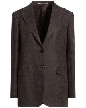 Tagliatore 0205 Blazer Linen, Cotton - Black