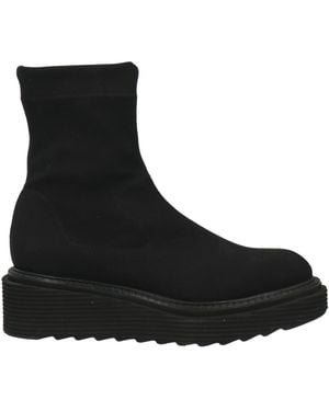 Pedro Garcia Ankle Boots Textile Fibers - Black