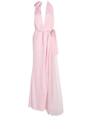 CAMILLA Maxi Dress Polyester, Elastane - Pink