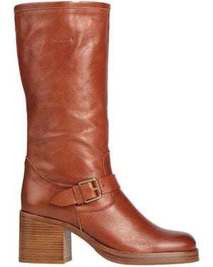 Zinda Tan Boot Leather - Brown