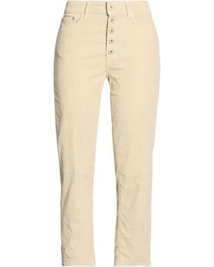 Dondup Pants Cotton, Lyocell, Elastane - Natural