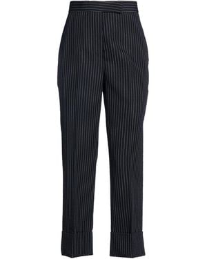 Thom Browne Trousers Virgin Wool, Polyester - Blue