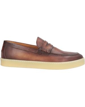 Magnanni Dark Loafers Leather - Brown
