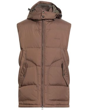 Geox Khaki Vest Polyamide - Brown