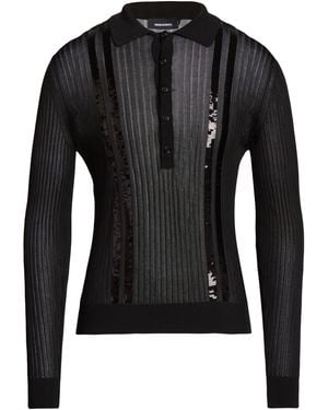 DSquared² Cardigan Viscose - Black