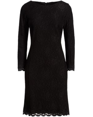 Massimo Rebecchi Mini Dress Viscose, Polyamide, Elastane - Black