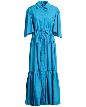 MDM MADEMOISELLE DU MONDE Maxi Dress Cotton - Blue