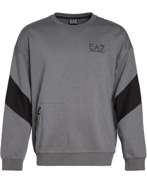 EA7 Sweatshirt Cotton - Gray
